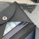 Calvi Style Card Holder in Noir Epsom Calfskin