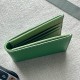 Handmade Vert Vertigo Evercolor and Vert Criquet Chevre Bifold Wallet