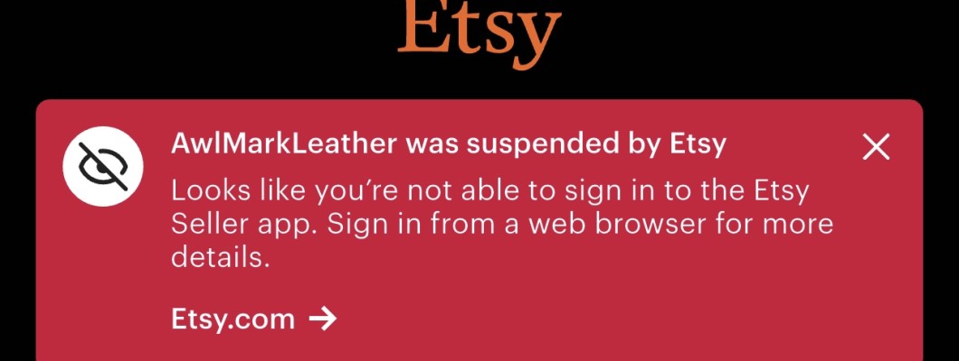 Etsy Problems