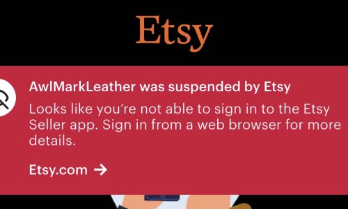 Etsy Problems